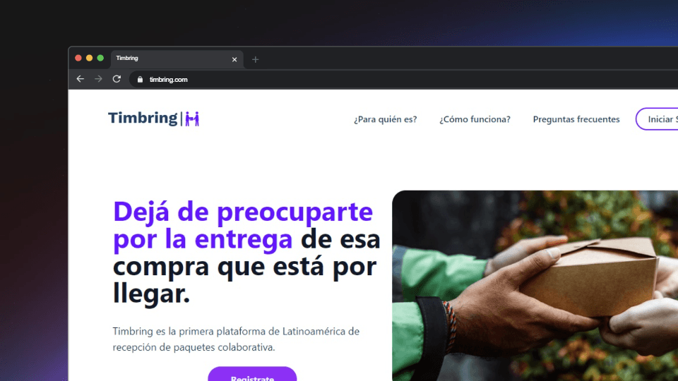 Captura del proyecto Timbring